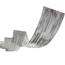 Takgardin m/fransar Silver 30 cm x 4,5 m